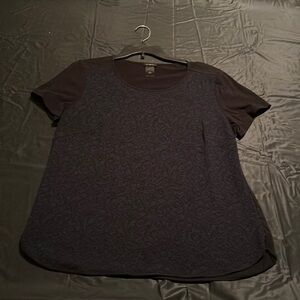 front is patterned thicker knit.